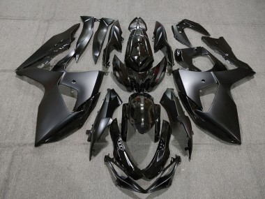 Carénages Moto Suzuki GSXR 1000 2009-2016 - Noir Brillant Noir Mat