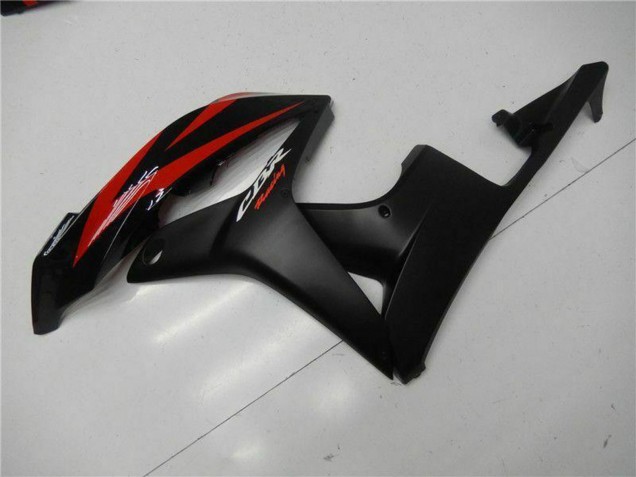 Carénages Moto Honda CBR600RR 2007-2008 - Rouge Noir Mat Décalque