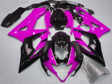 Carénages Moto Suzuki GSXR 1000 2005-2006 - Rose Noir Brillant
