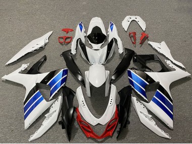 Carénages Moto Suzuki GSXR 1000 2009-2016 - Blanc Bleu Rouge Noir