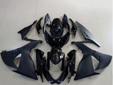 Carénages Moto Suzuki GSXR 1000 2009-2016 - Noir Mat Noir Brillant