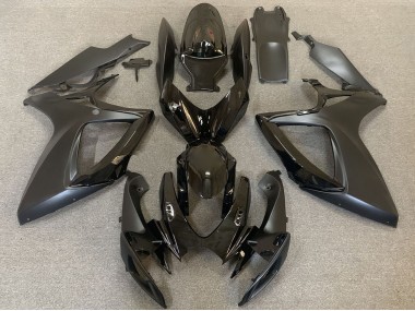 Carénages Moto Suzuki GSXR 600 / GSXR 750 2006-2007 - Noir Brillant Noir Mat