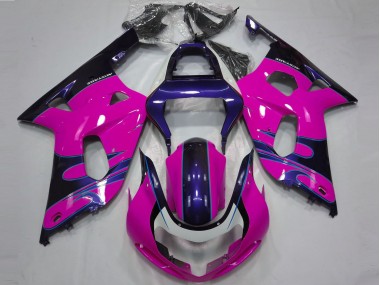 Carénages Moto Suzuki GSXR 600 / GSXR 750 2001-2003 - Rose Bleu Brillant