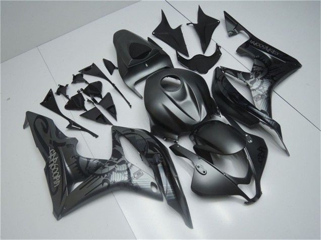 Carénages Moto Honda CBR600RR 2007-2008 - Noir Mat Graffiti