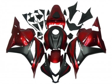 Carénages Moto Honda CBR600RR 2009-2012 - Rouge Noir Mat