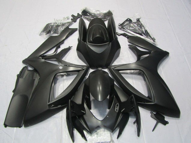 Carénages Moto Suzuki GSXR 600 / GSXR 750 2006-2007 - Noir Mat