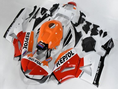 Kits Carénage Moto ABS Honda CBR600RR 2013-2023 - Orange Blanc Rouge Noir Brillant Repsol
