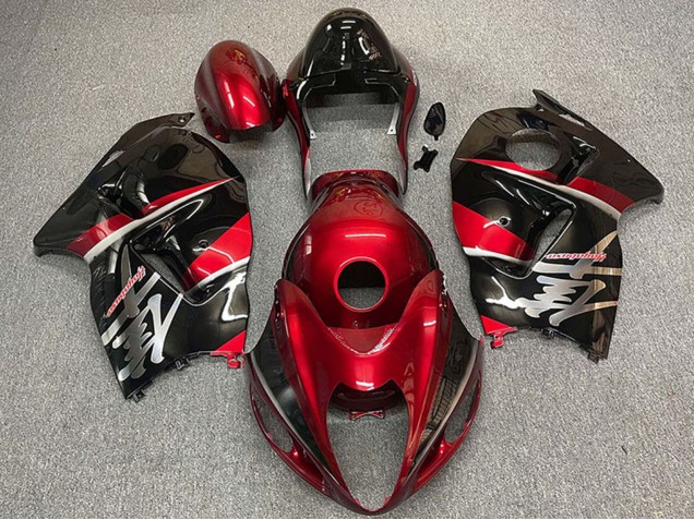 Carénages Moto Suzuki GSXR 1300 1996-2007 - Rouge Marron Noir Style