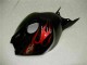 Carénages Moto Honda CBR1000RR 2004-2005 - Noir Brillant Rouge Flamme