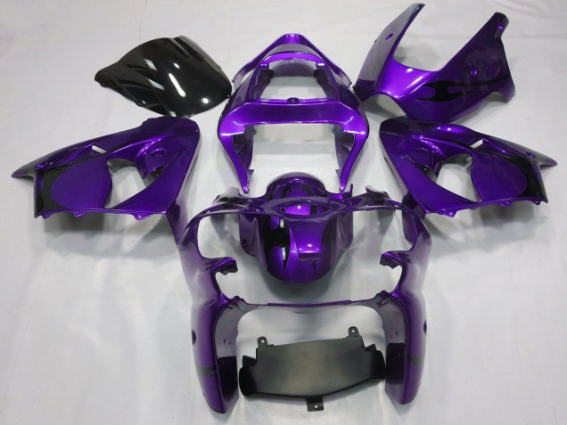 Carénages Moto Kawasaki ZX6R 2000-2002 - Violet