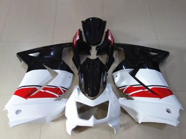 Carénage Moto Kawasaki Ninja 250 2008-2012 - Blanc Rouge Noir Brillant