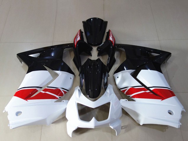 Carénage Moto Kawasaki Ninja 250 2008-2012 - Blanc Rouge Noir Brillant