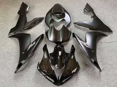 Carénages Moto Yamaha R1 2004-2006 - Noir Brillant Noir Mat