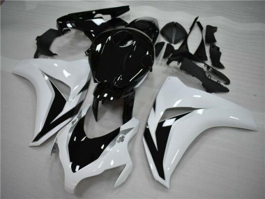 Kits Carénage Moto ABS Honda CBR1000RR 2008-2011 - Blanc Noir Brillant