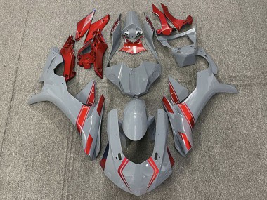 Carénages Moto Yamaha R1 2015-2019 - Nardo Gris Rouge