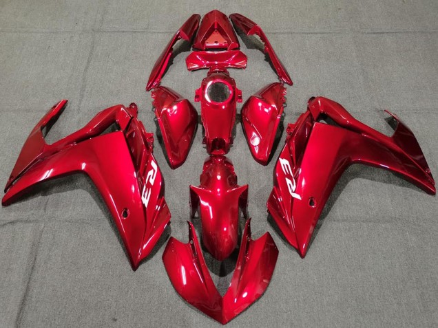 Carénages Moto Yamaha R3 2015-2018 - Rouge Brillant