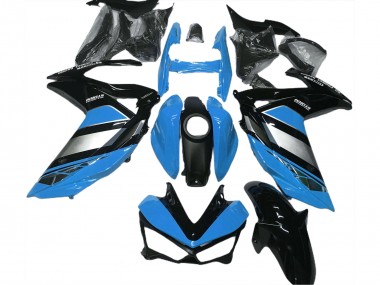 Carénages Moto Yamaha R3 2015-2018 - Bleu Argent Noir Brillant Yamalube