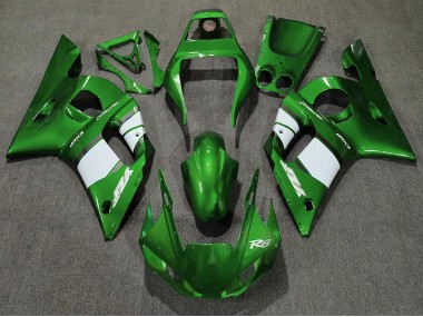 Carénage Moto Yamaha R6 1998-2002 - Vert Blanc