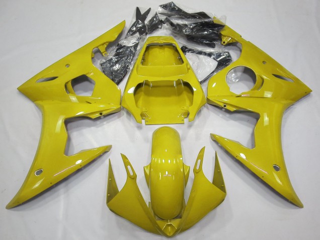 Carénages Moto Yamaha R6 2003-2004 - Jaune Brillant