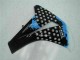 Carénage Moto Honda CBR1000RR 2008-2011 - Blanc Bleu Noir Brillant