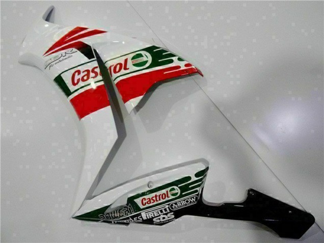 Carénage Moto Honda CBR1000RR 2012-2016 - Blanc Rouge Vert Castrol