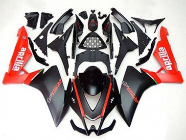 Carénages Moto Aprilia RS4 125 2012-2018 - Rouge Noir Mat