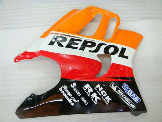Carénage Moto Honda CBR600 F3 1995-1996 - Orange Blanc Rouge Noir Brillant Repsol
