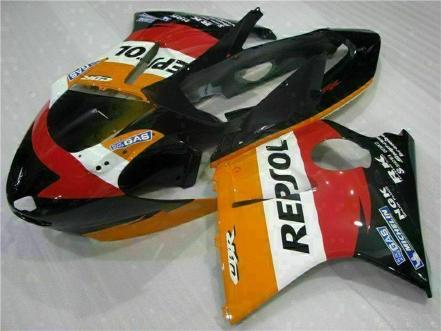 Carénage Moto Honda CBR1100XX Blackbird 1996-2007 - Orange Blanc Rouge Noir Brillant Repsol