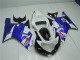 Carénages Moto Suzuki GSXR 600/750 2001-2003 - Blanc Bleu Noir