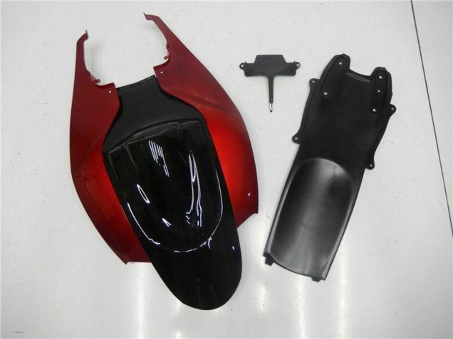 Carénage Moto Suzuki GSXR 600/750 2006-2007 - Rouge Noir Brillant