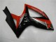 Carénages Moto Suzuki GSXR 600/750 2006-2007 - Rouge Noir Brillant