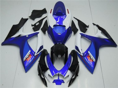 Carénage Moto Suzuki GSXR 600/750 2006-2007 - Blanc Bleu Noir Rouge