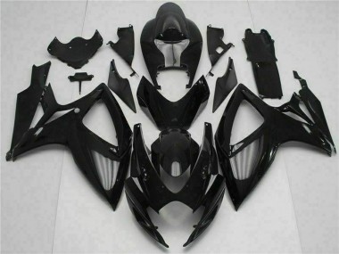 Kits Carénage Moto Suzuki GSXR 600/750 2006-2007 - Noir Brillant