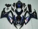Carénages Moto Suzuki GSXR 600/750 2006-2007 - Noir Brillant Bleu