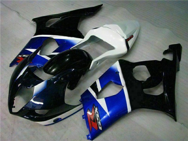 Carénages Moto ABS Suzuki GSXR 1000 2003-2004 - Blanc Bleu Noir Brillant Rouge