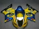 Carénages Moto Suzuki GSXR 1000 2003-2004 - Jaune Bleu Blanc Rouge Corona Motul