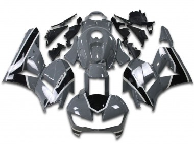 Carénages Moto Honda CBR600RR 2013-2023 - Nardo Gris Noir Brillant