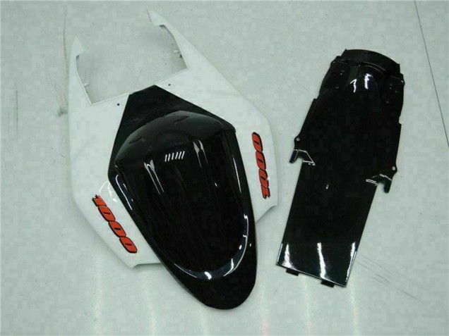 Carénage Moto Suzuki GSXR 1000 2005-2006 - Blanc Bleu Noir Brillant