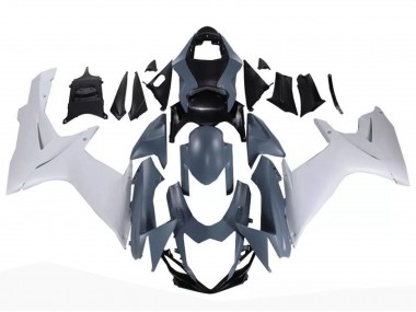Carénages Moto Suzuki GSXR 600 / GSXR 750 2011-2024 - Nardo Gris Blanc