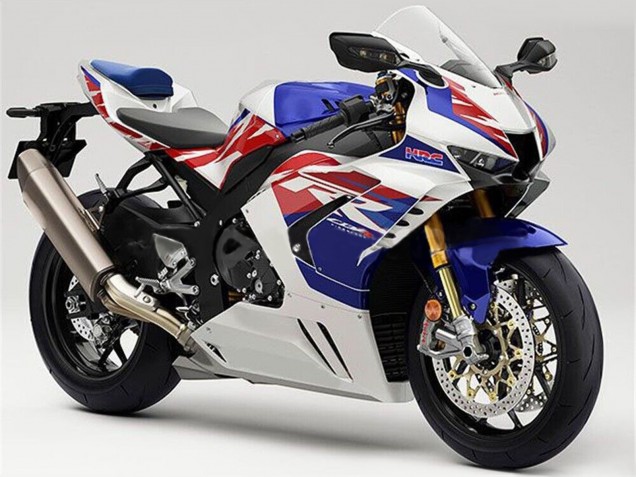 Carénages Moto Honda CBR1000RR-R 2020-2023 - Blanc Rouge Bleu