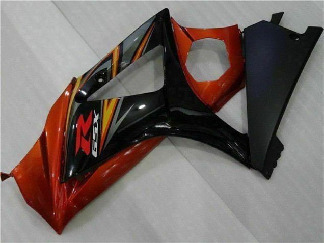 Carénages Moto Suzuki GSXR 1000 2007-2008 - Noir Orange