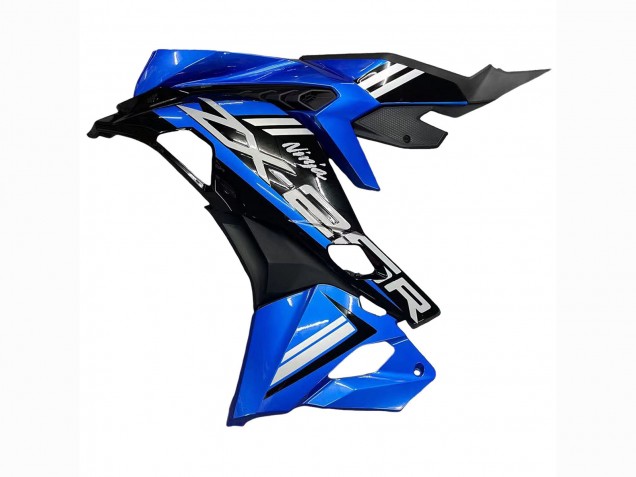 Carénages Moto Kawasaki ZX25R ZX-25R 2019-2025 - Bleu Blanc Noir Mat