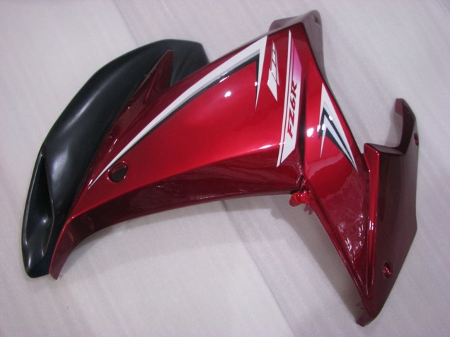 Carénages Moto Yamaha FZ6R 2009-2015 - Rouge Blanc Noir