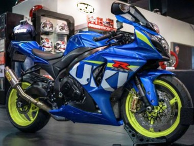 Carénage Moto Suzuki GSXR 1000 2009-2016 - Bleu Vert Blanc