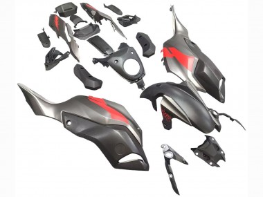 Carénages Moto Yamaha MT07/FZ07 2012-2017 - Gris Rouge