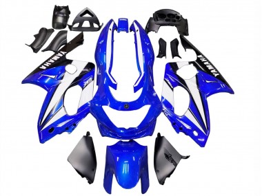 Carénages Moto Yamaha YZF600R Thundercat 1996-2007 - Bleu Blanc Noir