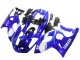 Carénage Moto Yamaha YZF600R Thundercat 1996-2007 - Bleu Blanc Argent