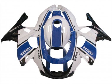 Carénages Moto Yamaha YZF600R Thundercat 1996-2007 - Blanc Bleu Noir