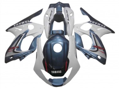 Carénages Moto Yamaha YZF600R Thundercat 1996-2007 - Bleu Foncé Blanc