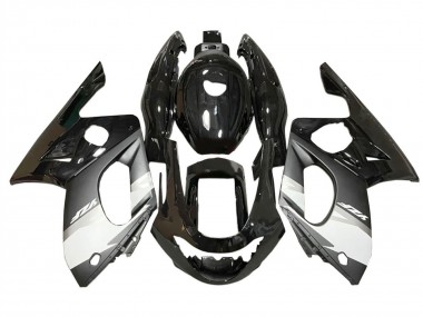 Carénages Moto Yamaha YZF600R Thundercat 1996-2007 - Gris Blanc Noir